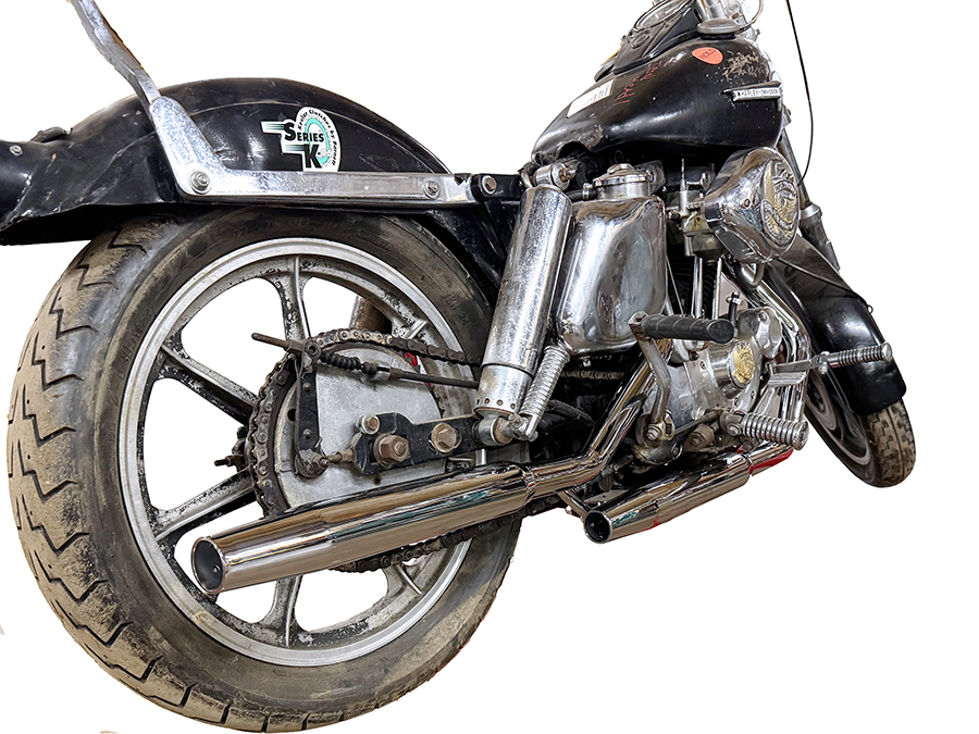 Seamless Tapered Exhaust System Chrome