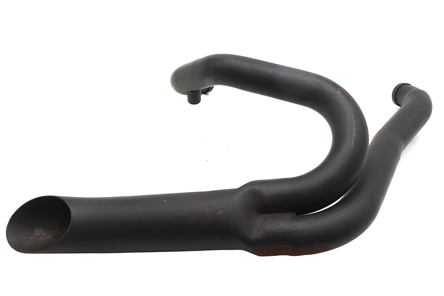 Factory Sample Black Wyatt Gatling 2 into 1 Exhaust Pipe    Header Kit