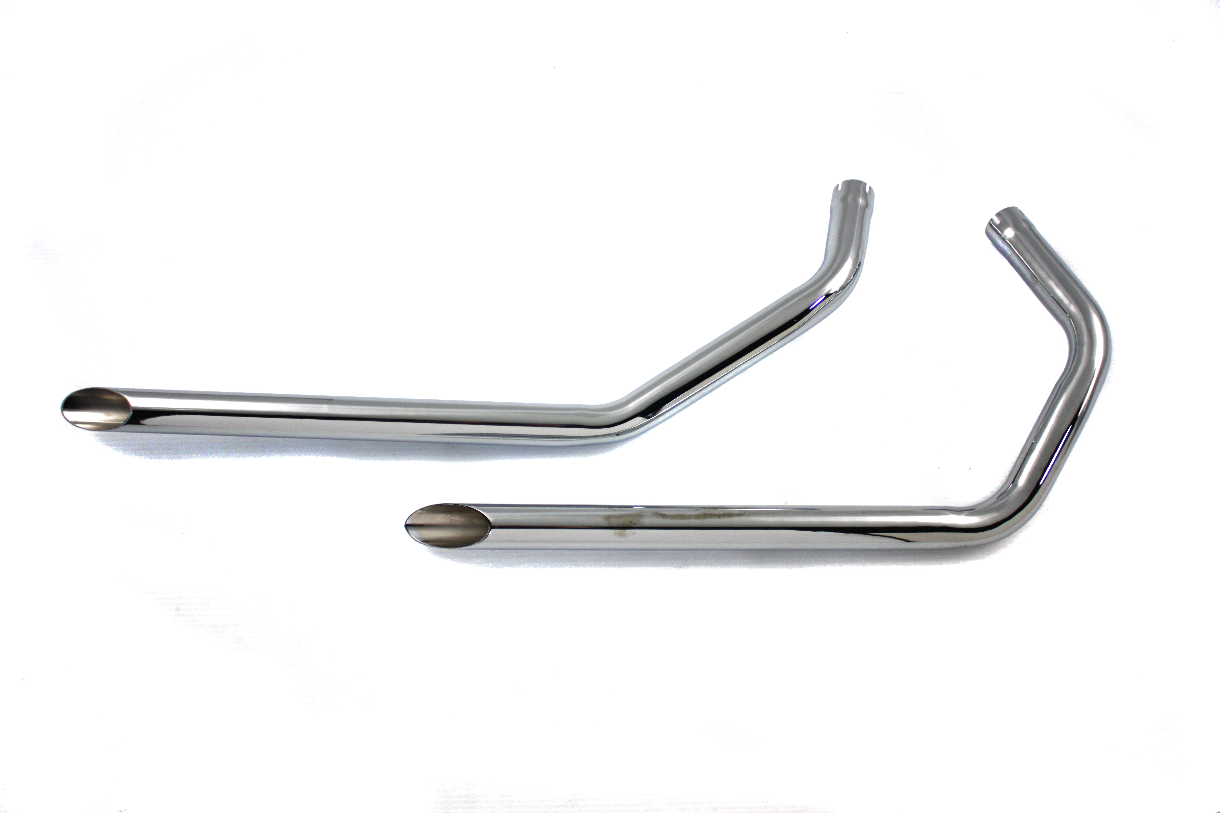 Wyatt Gatling Exhaust Drag Pipe Set Slash Cut Ends