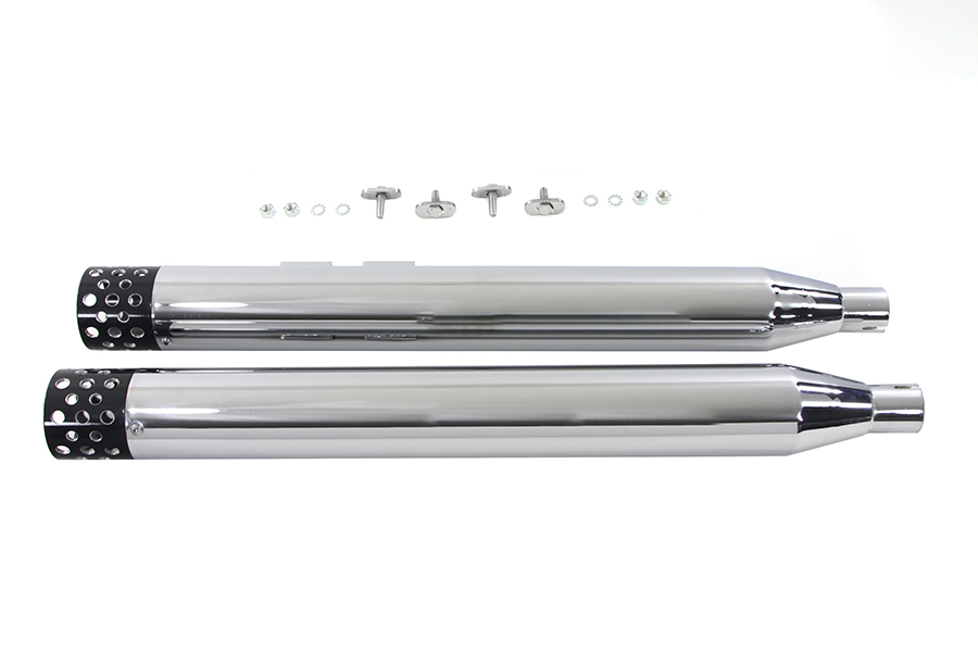 Muffler Set with Black Shooter Style Ends
