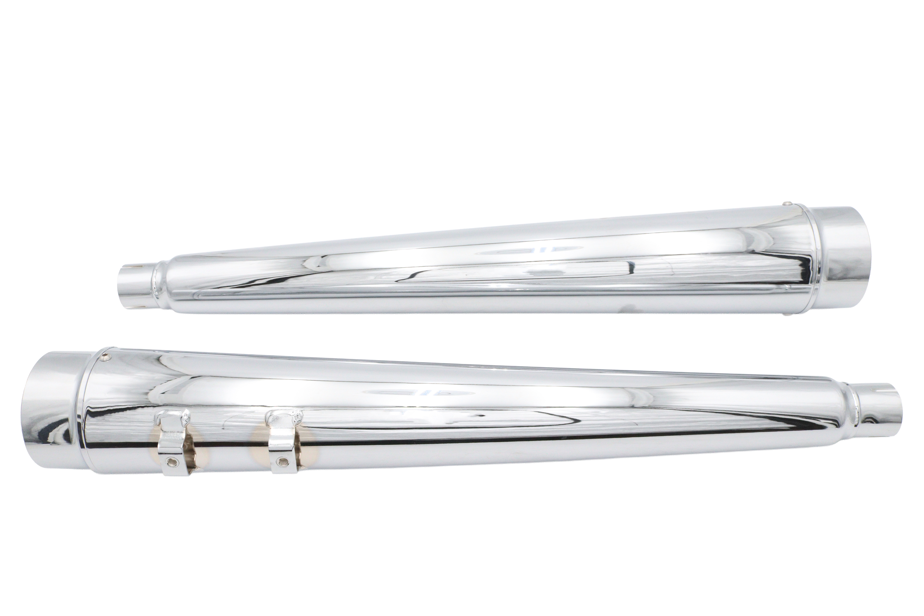 Ultima 4" Megaphone Muffler Set Chrome