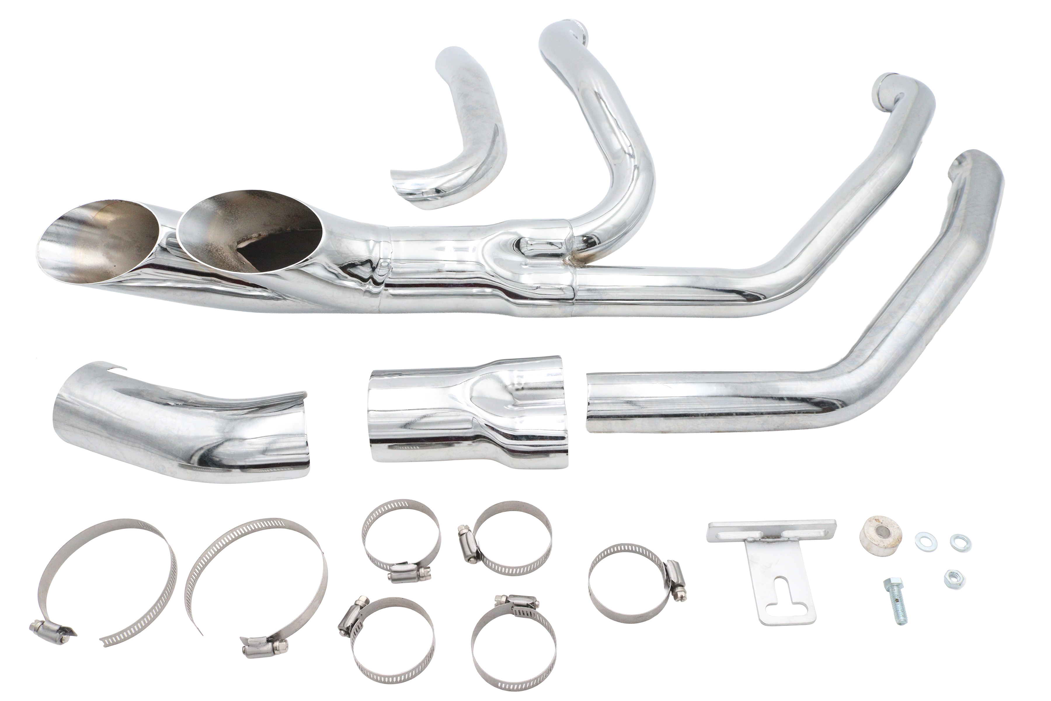 Wyatt Gatling Afterburner Exhaust System Chrome
