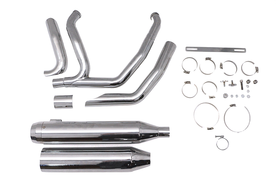Wyatt Gatling Super Sport Exhaust System Chrome