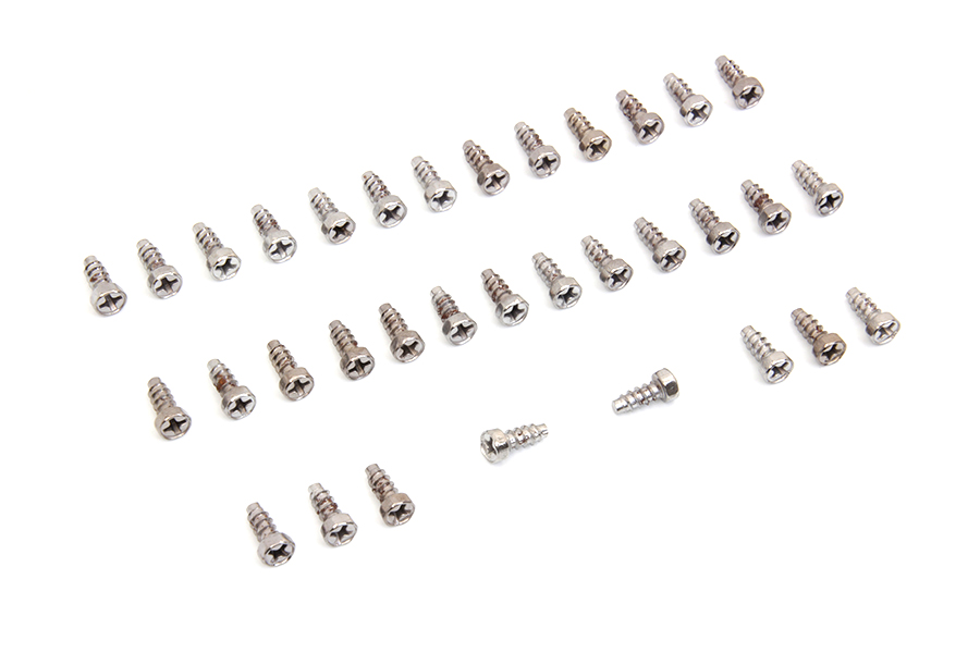 Rocker Arm Cover Screw Kit Chrome