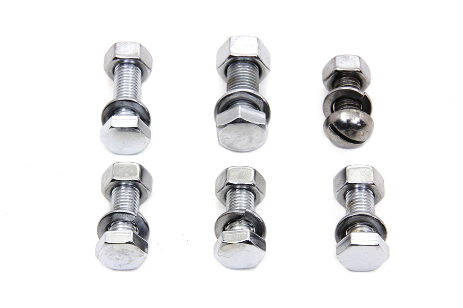 Exhaust System Mounting Bolt Kit Chrome