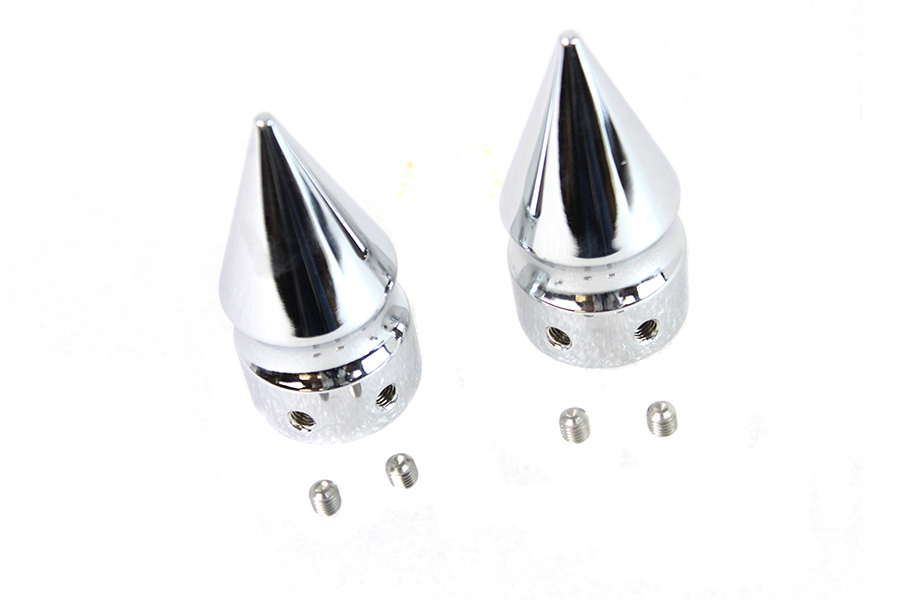 Front Axle Cover Set Pike Style Chrome Plated