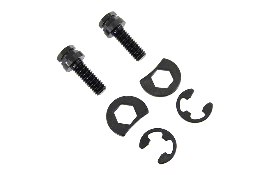 Exhaust Pipe Locking Bolt Mounting Kit Black Oxide Plated