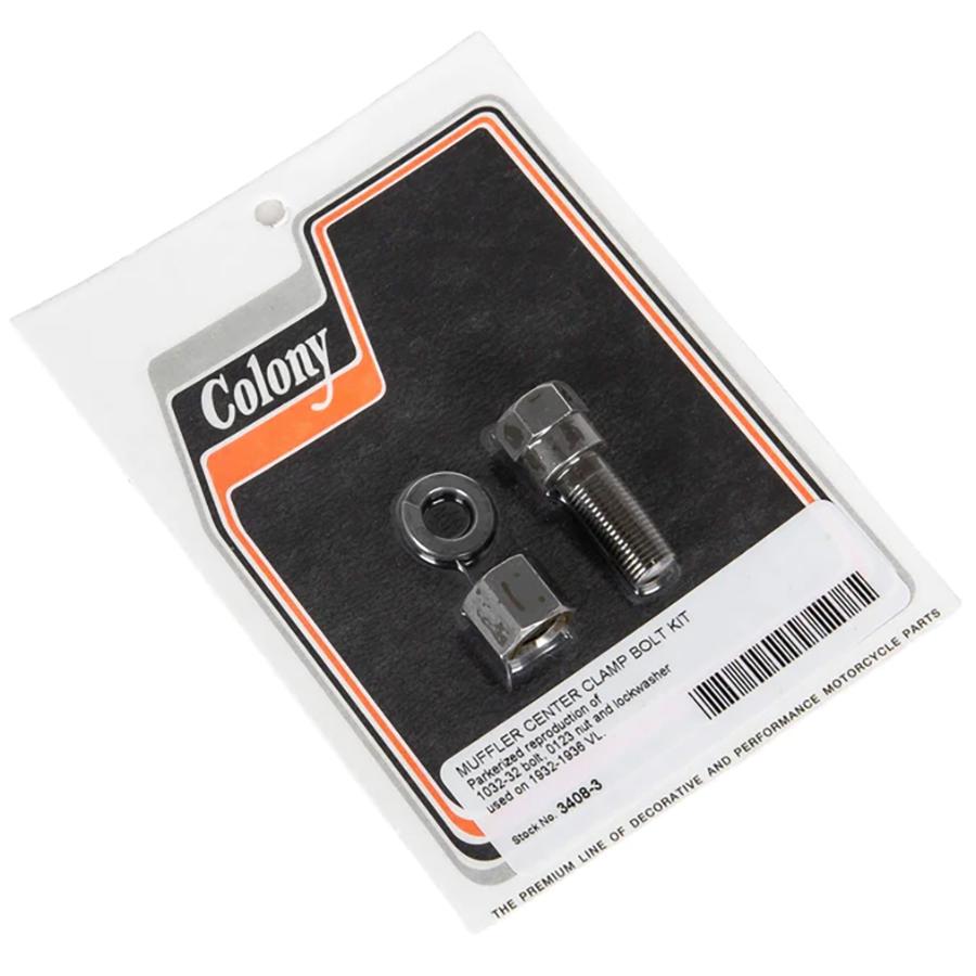 Muffler Center Clamp Bolt Kit Parkerized