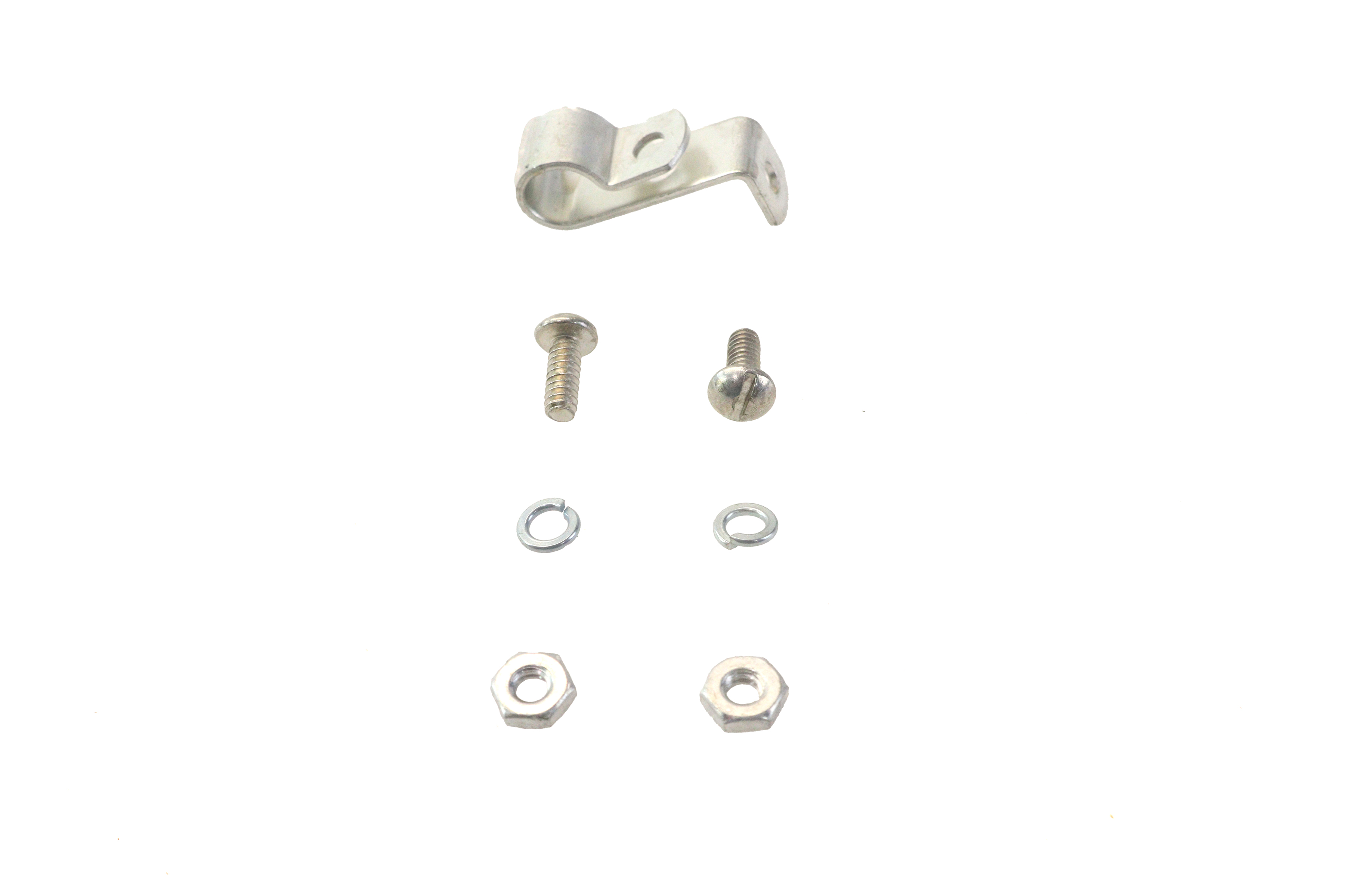 Front Wheel Brake Cable Tube Clamp Cadmium Plated