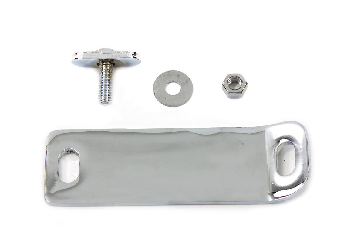 Wyatt Gatling Chrome Exhaust Drag Pipe Bracket