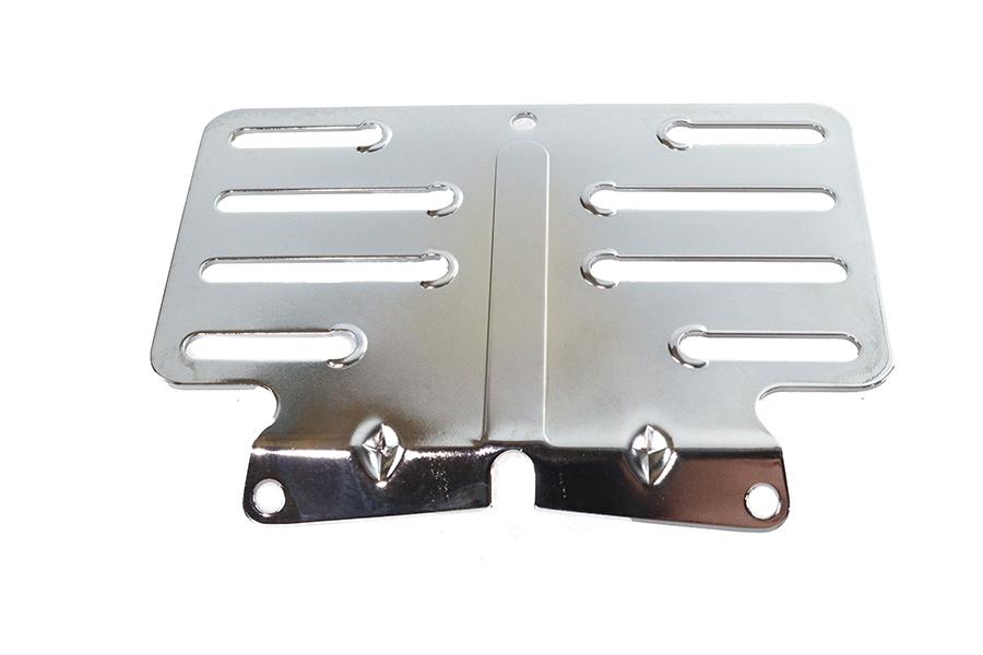 License Backing Plate Chrome