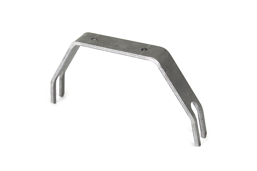6" Flat Fender Bracket Raw Steel