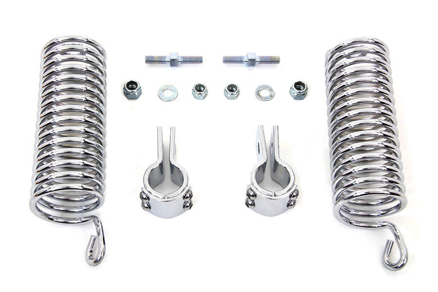 Chrome 7" Seat Spring Kit