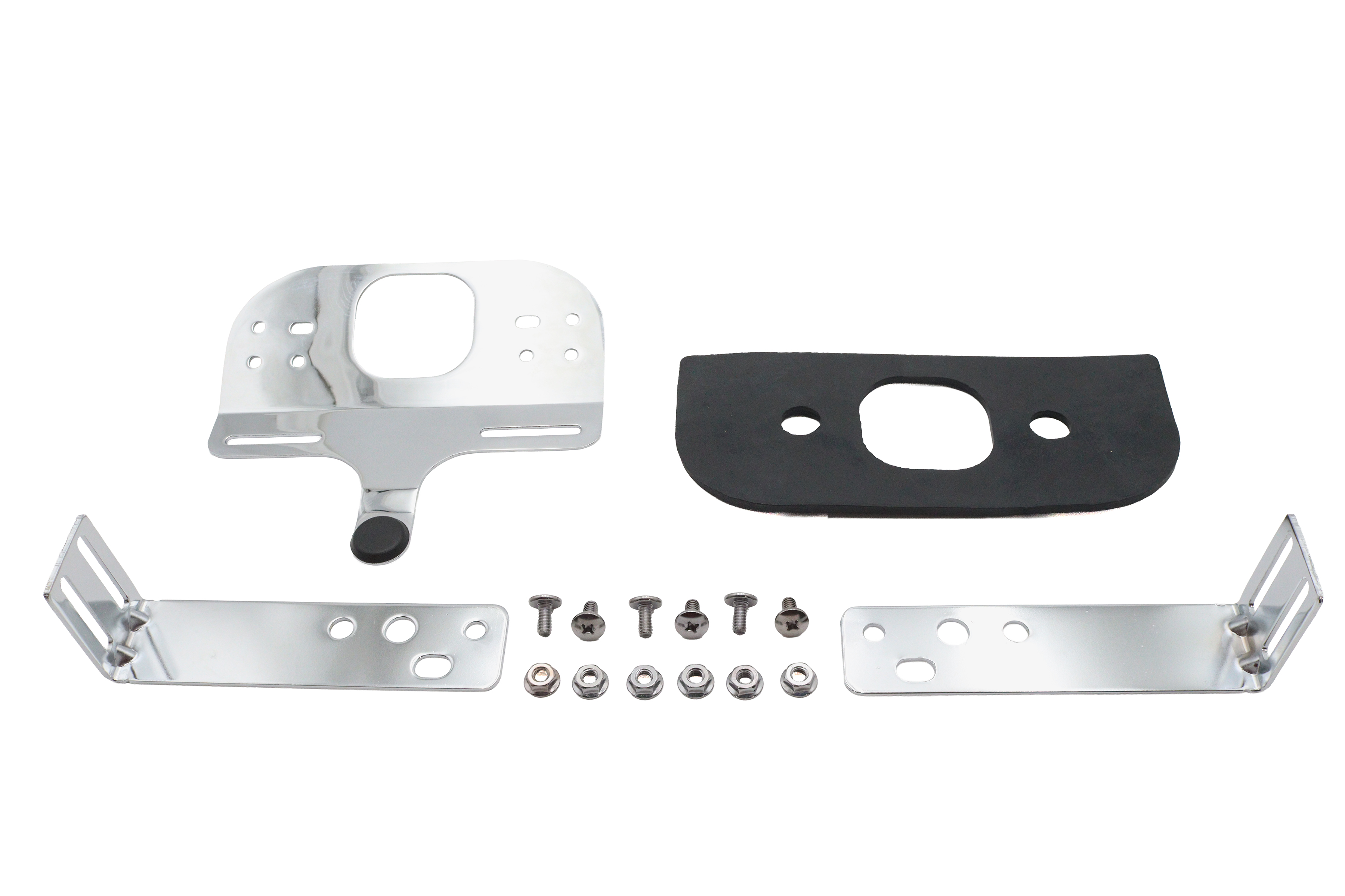 Tail Lamp Adjustable Bracket Chrome