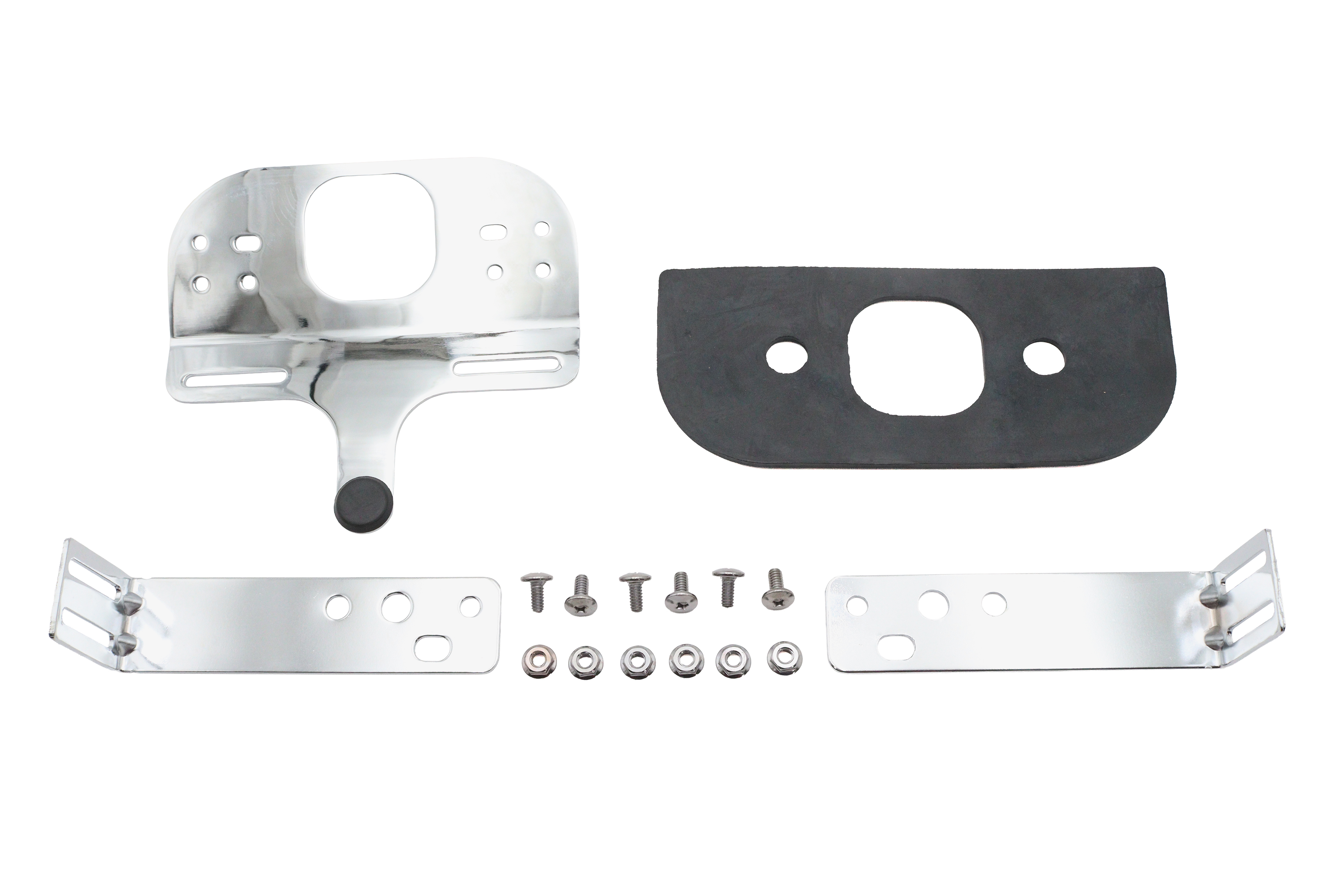 Tail Lamp Adjustable Bracket Chrome for Harley-Davidson