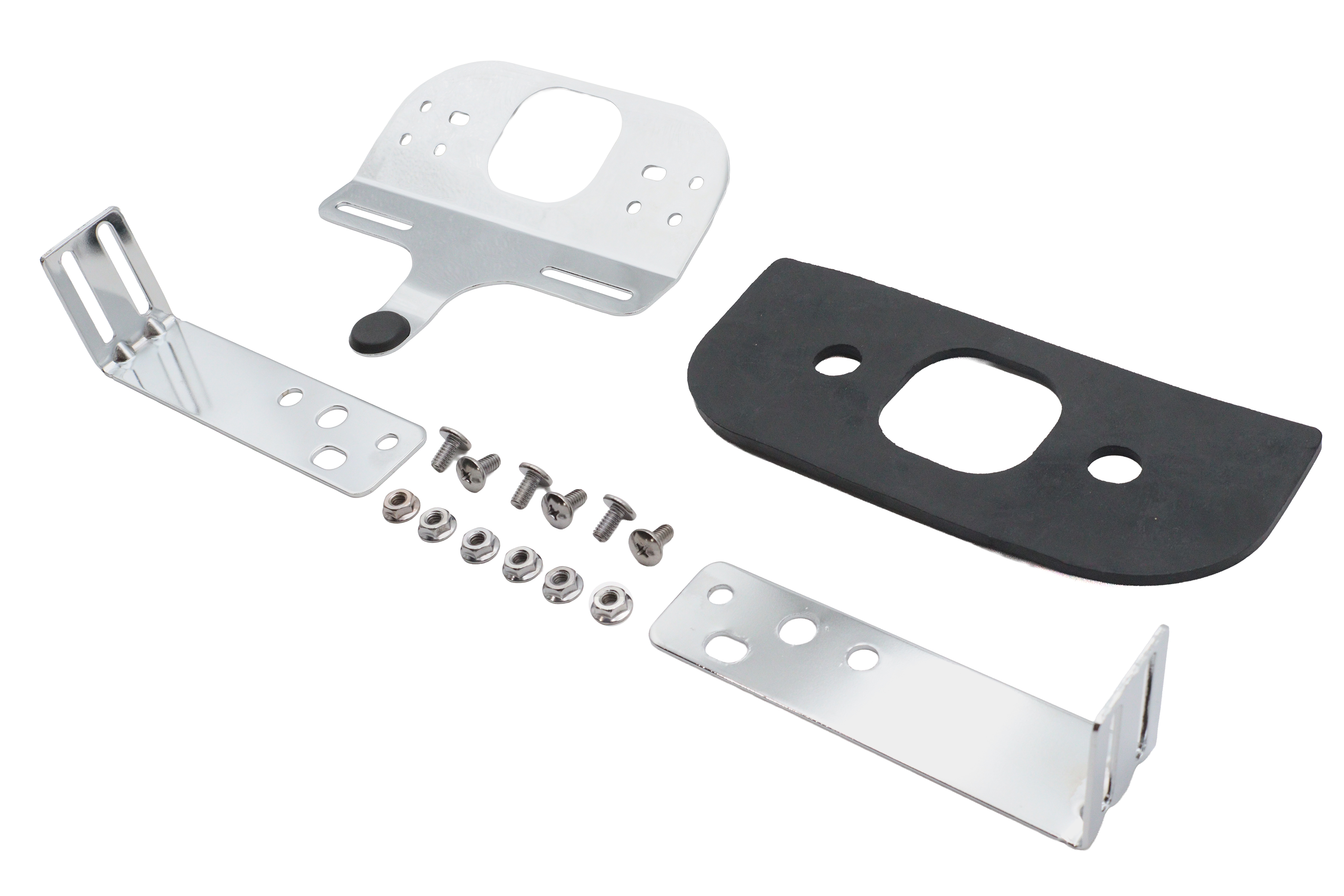 Tail Lamp Adjustable Bracket Chrome for Harley-Davidson