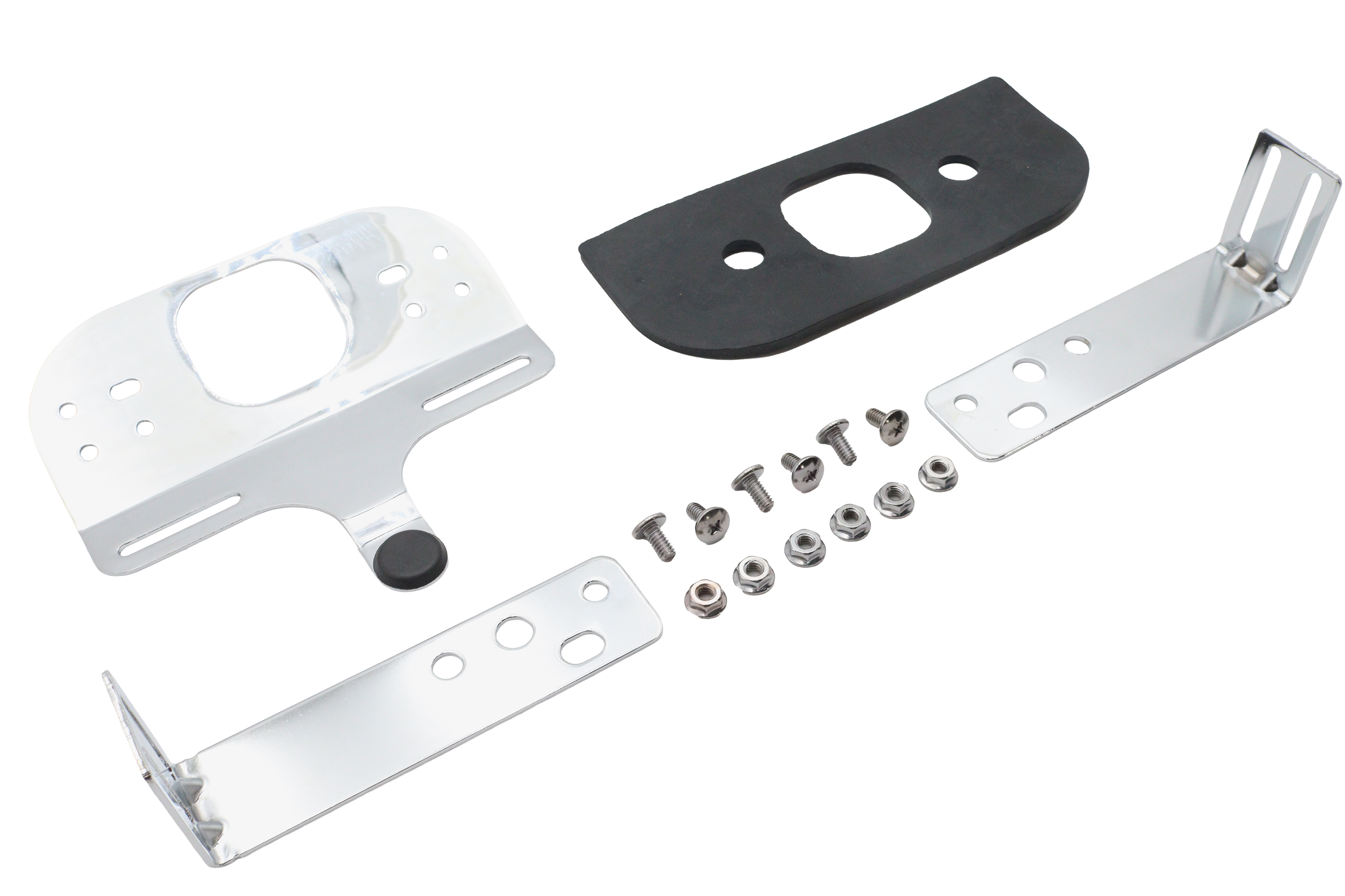 Tail Lamp Adjustable Bracket Chrome for Harley-Davidson