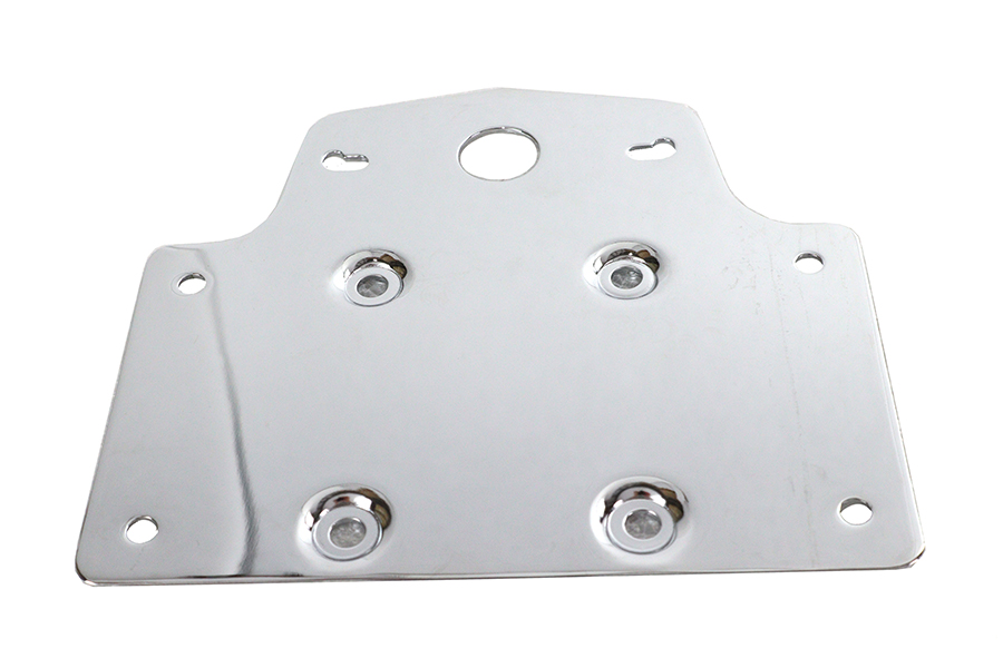 Tail Lamp License Plate Holder Chrome