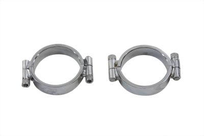 *UPDATE Chrome Allen Type Exhaust Clamp Set