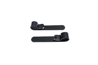 Black 1" Exhaust "P" Clamp Set