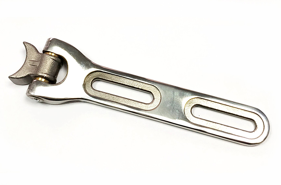 Solo Seat Nose Hinge Assembly Polished