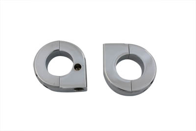Chrome Universal Mount Clamp Set 1"