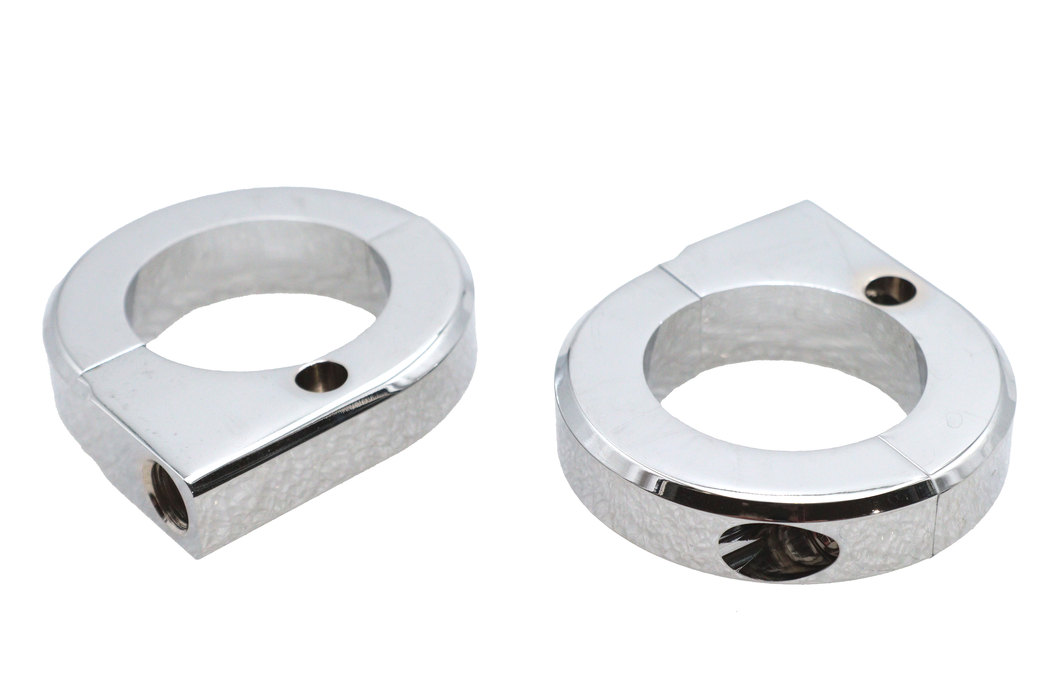 Chrome Universal Mount Clamp Set 1-3/8"