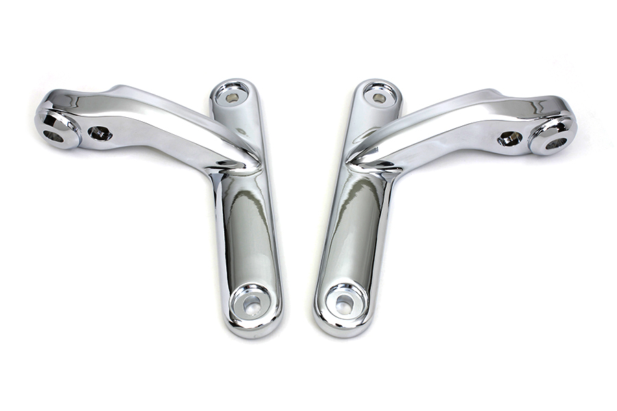 Chrome Spotlamp Bracket Set