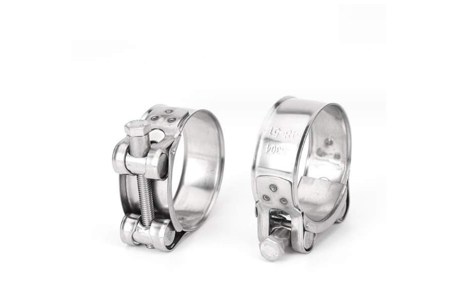 Muffler Clamp Set Stainless Steel