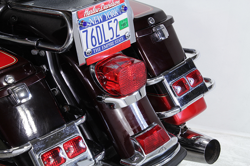 Chrome Blinker Bar Eliminator Bracket for Harley-Davidson