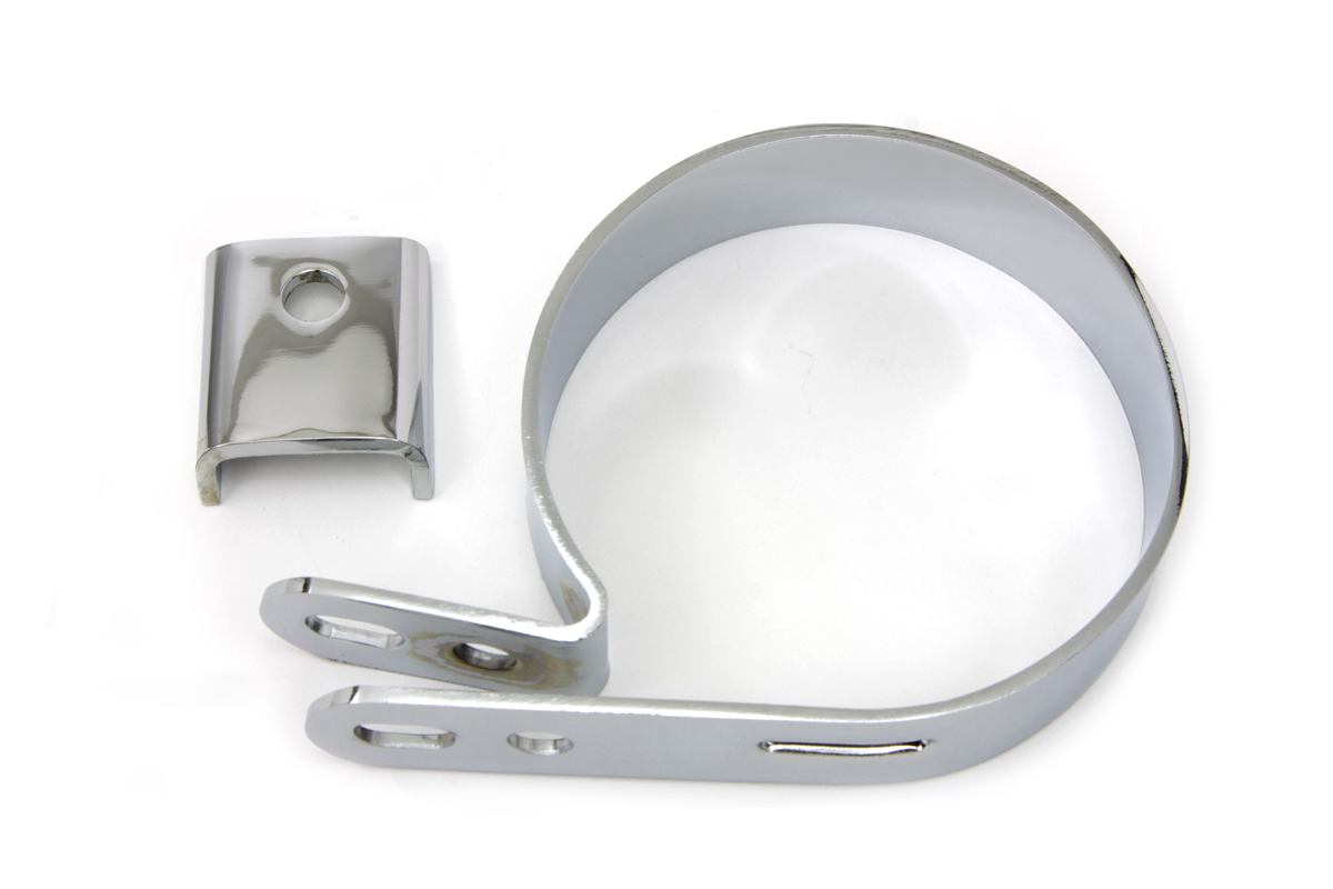 Chrome 3-1/4" Replica Muffler Clamp