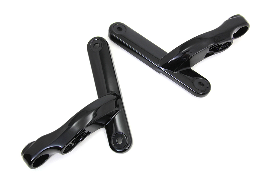 Black Spotlamp Bracket Set for Harley-Davidson