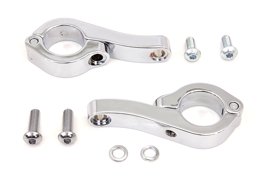 *UPDATE Chrome Fog Lamp Engine Bar Clamp