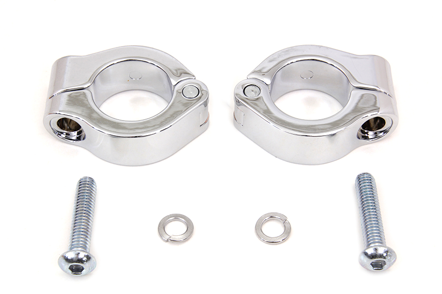 Chrome Fog Lamp Engine Bar Clamp