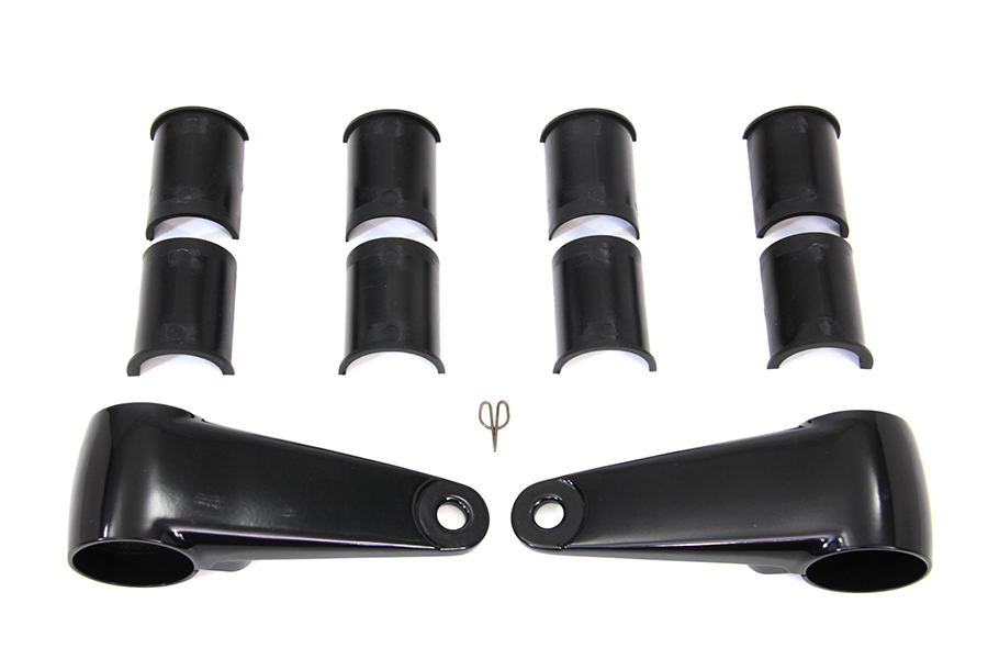 Side Mount Headlamp Bracket Kit Black