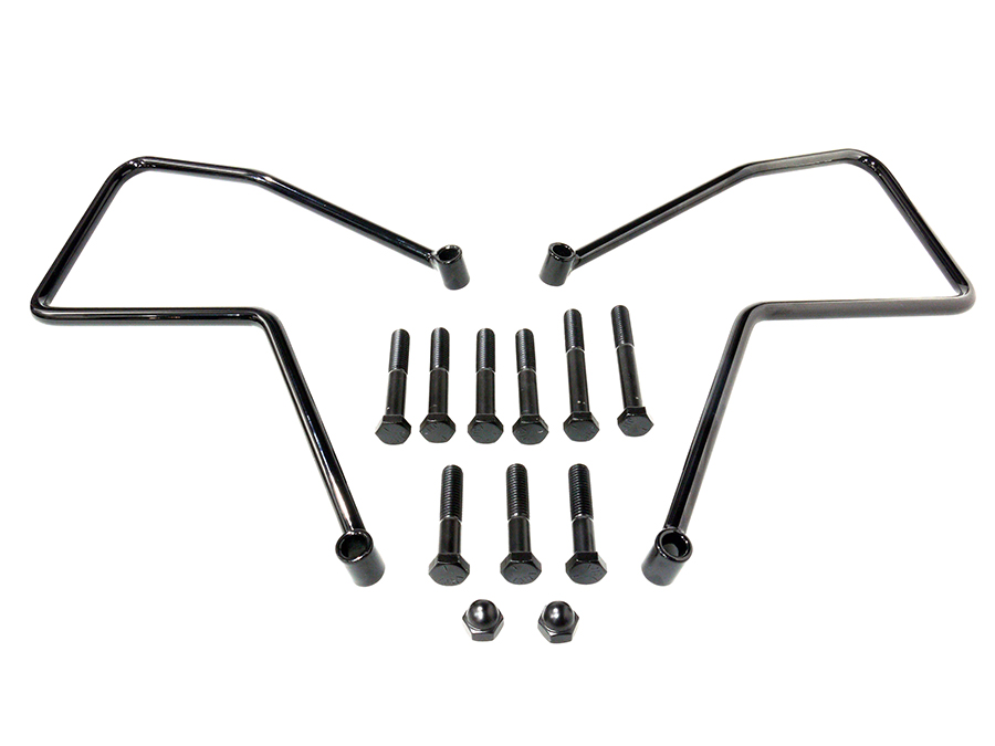 Black Saddlebag Support Set