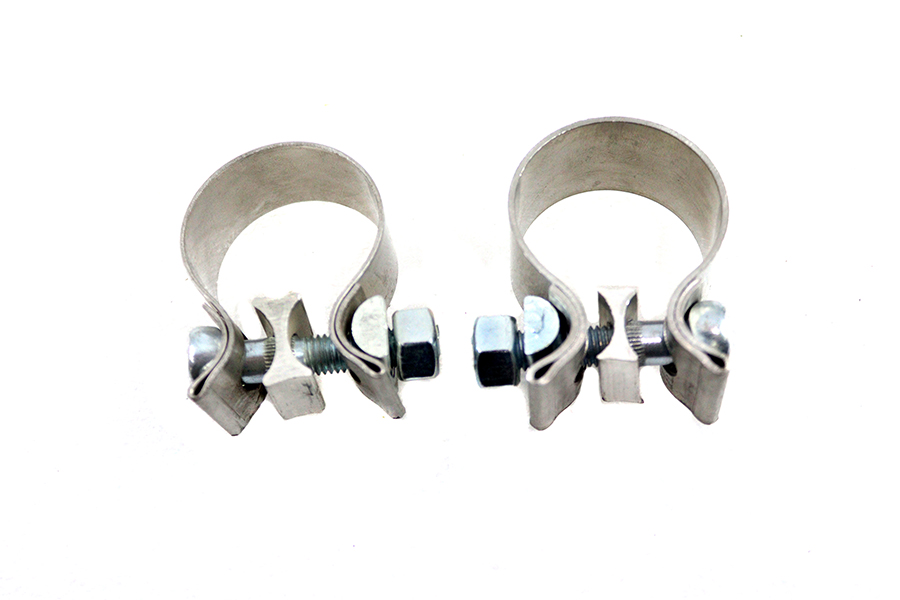 1-7/8" Muffler End Clamp Set Stainless Steel