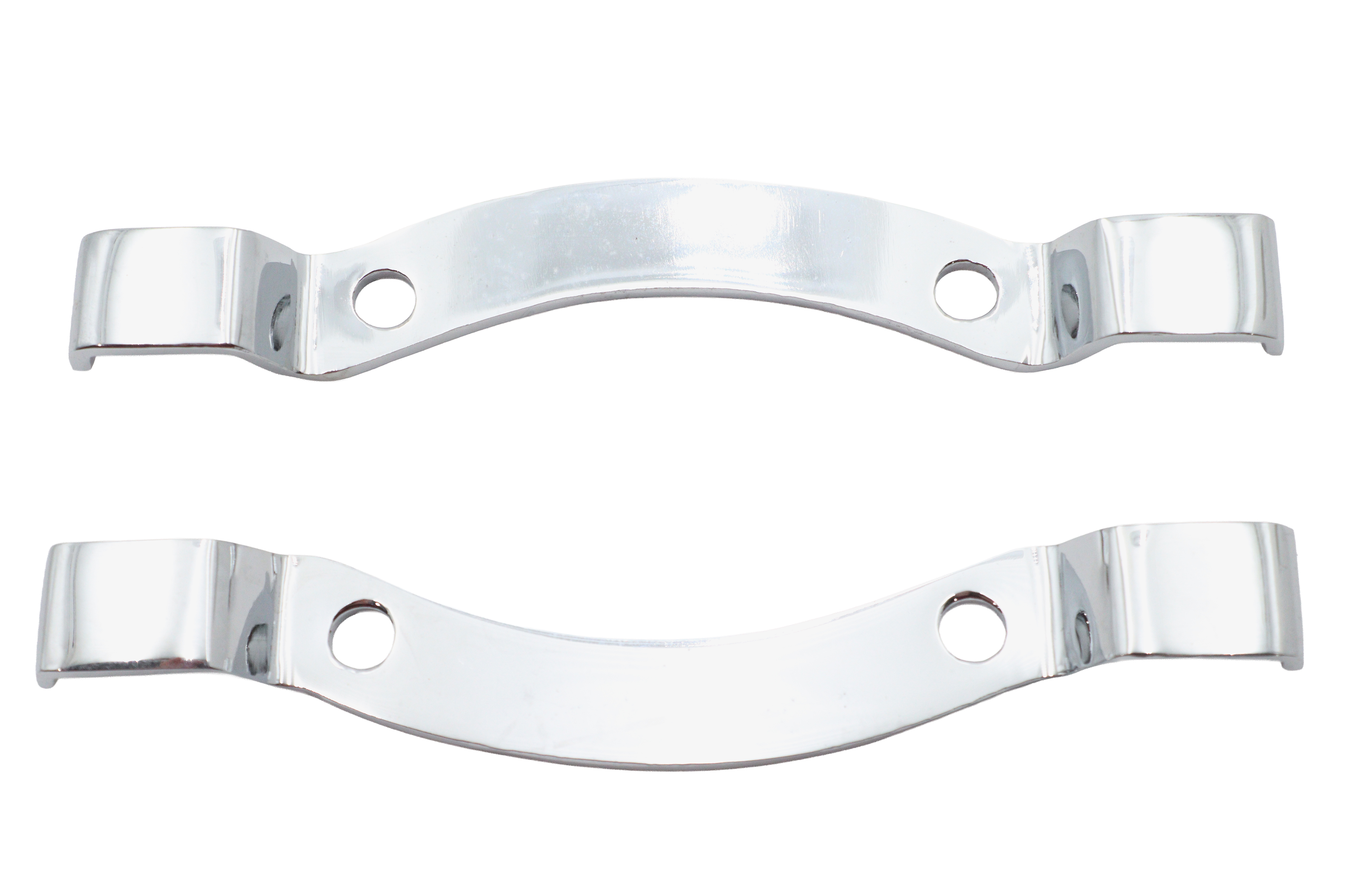 Chrome Bracket Set for Sissy Bar Pad