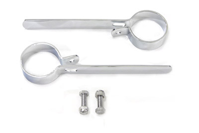 Chrome 2" Exhaust Hanger Clamp Set