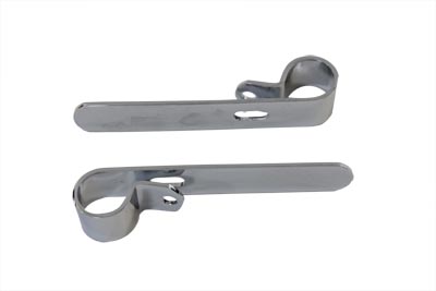 Chrome 1" Exhaust "P" Clamp Set