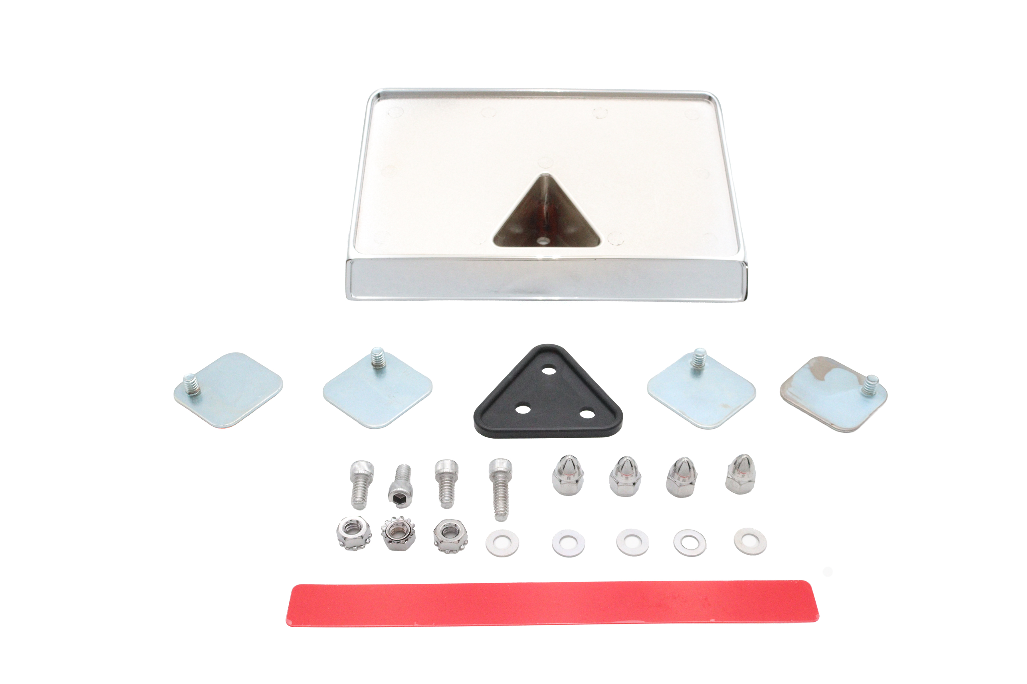 Laydown License Plate Frame Mounting Kit