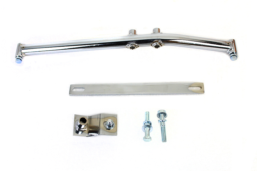 Upsweep Header Mounting Bracket Kit Chrome