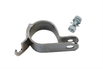 Crossover Chrome Header Clamp fits Harley Davidson