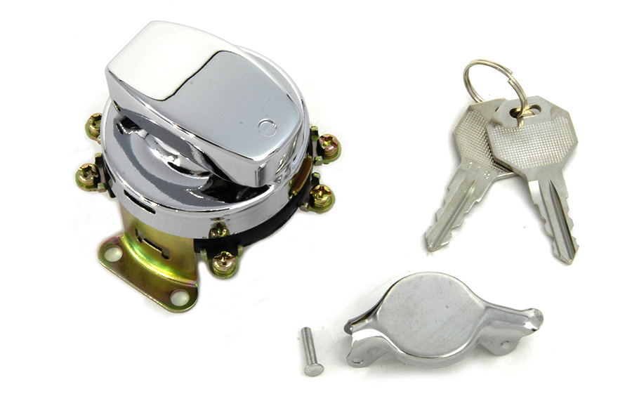 Fat Bob Ignition Switch with 6 Terminals Chrome