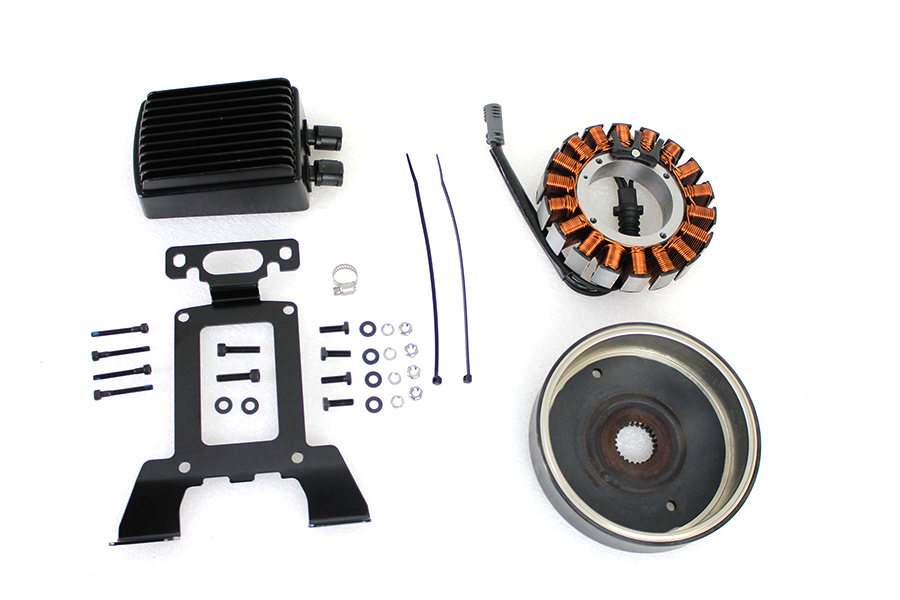 Alternator Charging System Kit 54 Amp Black