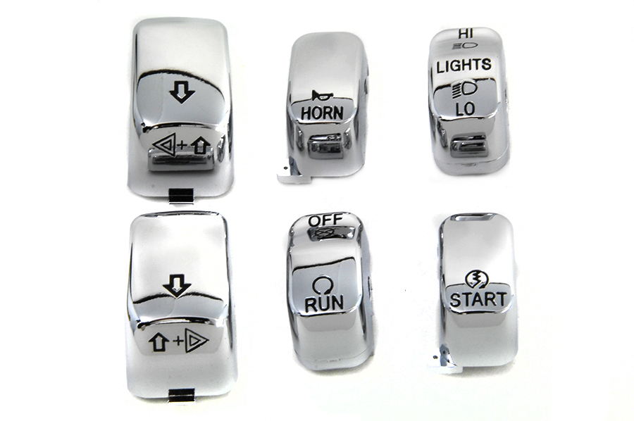 Chrome Switch Cover Set