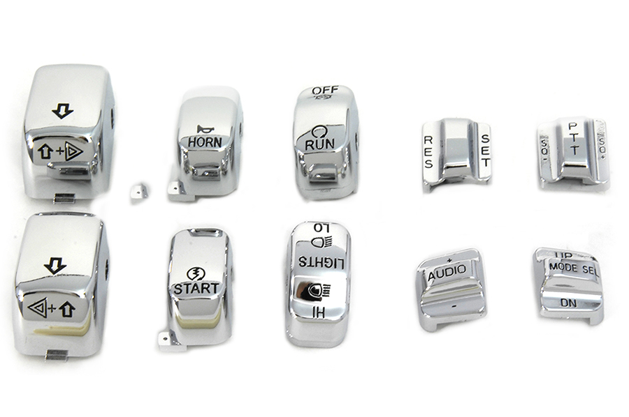 Chrome Switch Cover Set