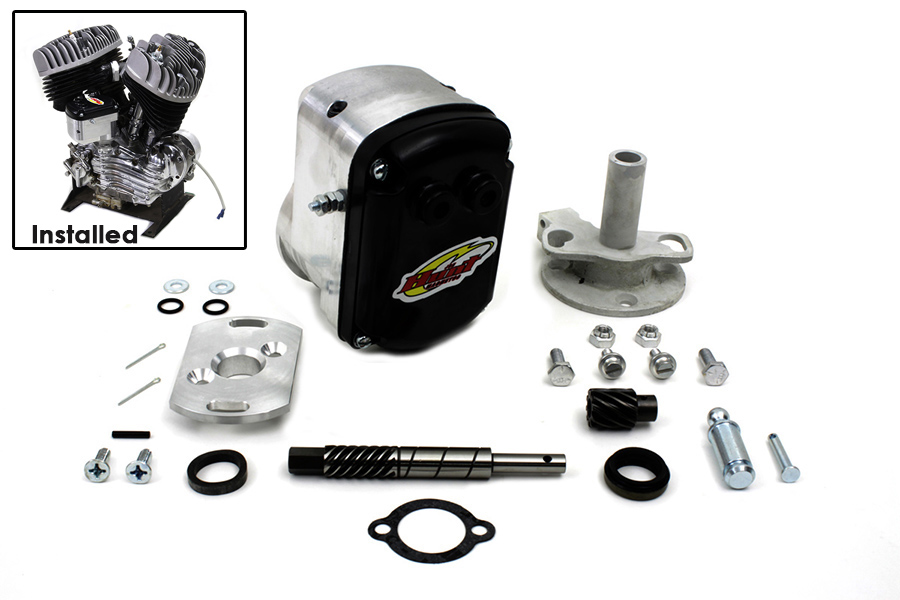 Magneto Assembly with Shaft and Fixed Mount Base