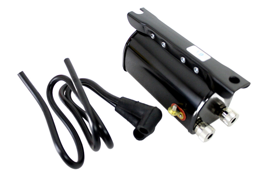 Stock 6 Volt Replica Ignition Coil Black