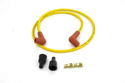 Yellow Copper Core 7mm Spark Plug Wire Kit